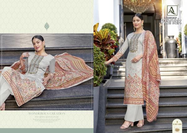 Alok Kanak Fancy Cotton Digital Printed Dress Materials